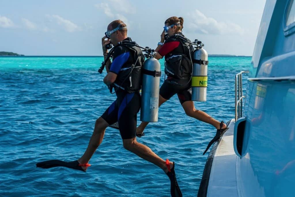 Diving in Baa Atoll